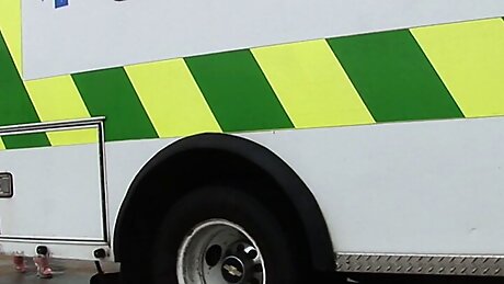 Two guys get the fuck of their lives by two babes in an ambulance