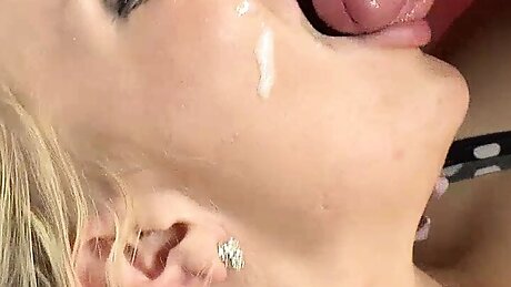 Blonde Tiffany Kingston works and turns Seth's cock horny