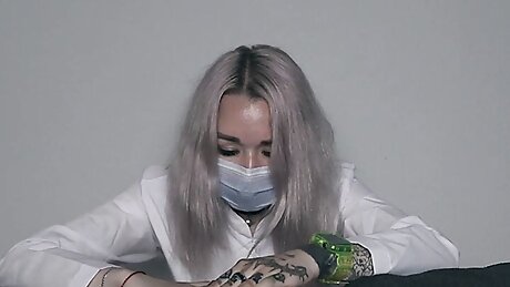 medical exam of a flaccid penis