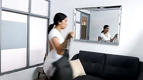 I Find My Stepbrother Watching Porn And Help Him With His Fever