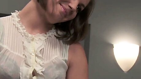 Lovely Chick Gets Wild On The Desk And The Dude Is Loving It