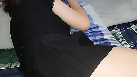 Her boyfriend that I introduced her to. But when she's sad, she comes to me again.