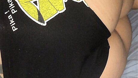 Wife Gives Panty Assjob And Gets Cumshot