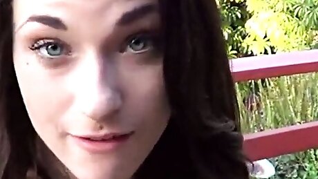 Britney Blue sucks a hard cock