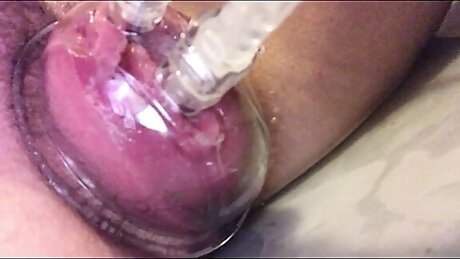 Pissy Pumped Pussy Play (MESSY)