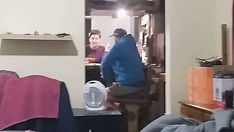 Chubby Slut Fingers Herself At A House Party Inside The Closet