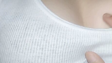 My best friend came over to my house. She has a terrible sexual need.