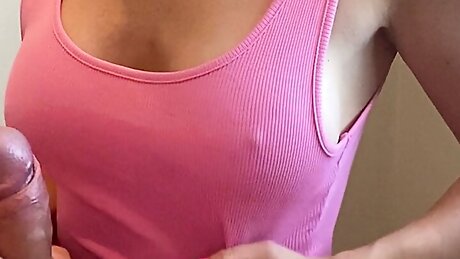 Titty Fucking And Riding Cock Until He Comes.