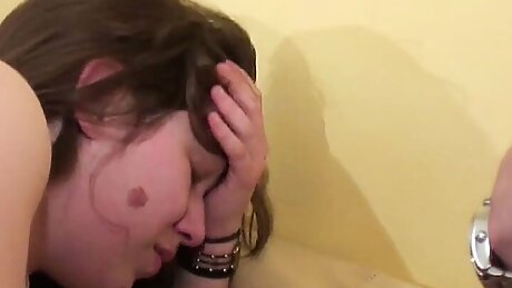 Anal Casting Couch &ndash; Young Chubby French Brunette Hammered In Threeway