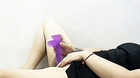 Chubby Asian Stepmom Fucks Her Pussy With Dildo