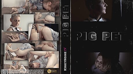 "PIG PET" (2022 Horror movie) - Femdom fisting, milking, prostate cumshot and strapon pegging from Emily mistress.
