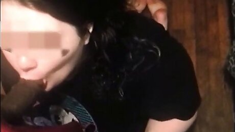 White BBW Friend turns into a Obedient Submissive Suck Slut