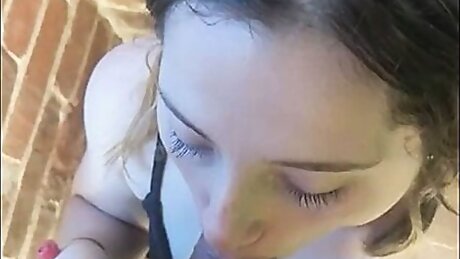 We Go For A Coffee And Decide To Fuck In The Public Toilet