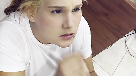 my stepsister sucks my cock secretly from my parents