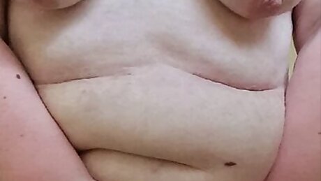 Playing with my toy in the shower