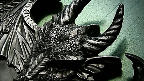 Vampire bitch is thirsty for claret and cock sucking