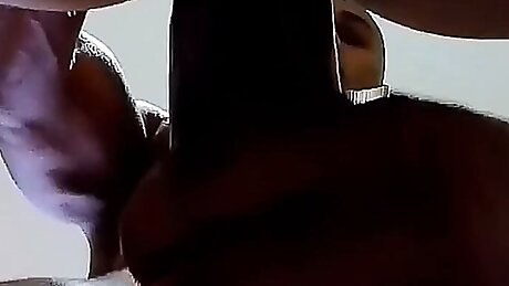 My dick going in and out left her pussy soaked