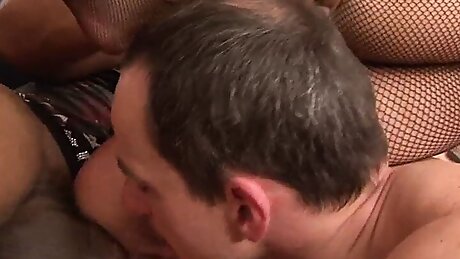 Gabriella has anal interracial sex with a black cock