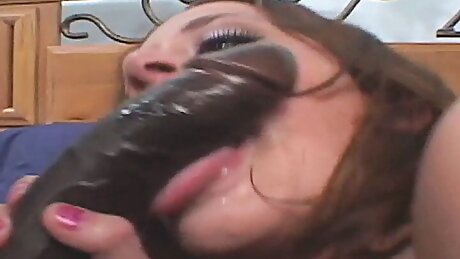 Savannah Fucks A Huge Black Cock With Her Tight Pussy