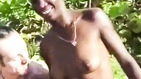Bush Swingers In Retro African Homemade Public Domination