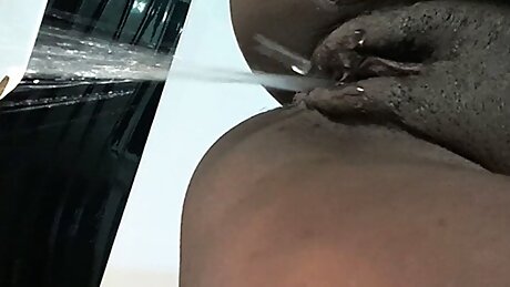 Horny Girl Taking First Pee In The Morning Wanting To Fuck Somebody