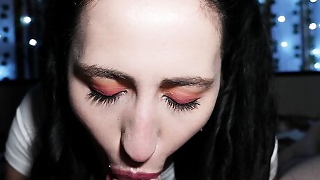 POV Sloppy Blowjob by girl-next-door