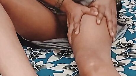 Pussy fingered and Oil massage full body massage Priya bhabhi