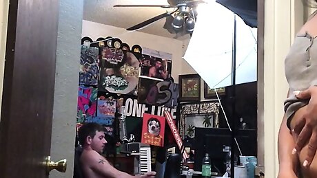 Stepsister Catches Her Brother Modeling On Webcam