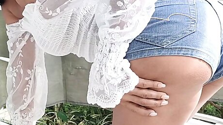 Squirting In My Garden