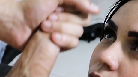 I give my girlfriend a sensual massage and I fuck her