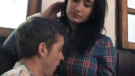 Hard fuck in the family restaurant