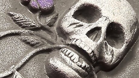 Horny babe keeps her pants on and fucks with pleasure