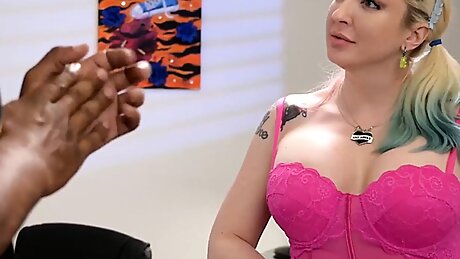 Pornstarplatinum &ndash; Insatiable Blonde Leya Falcon Bbc Smashed