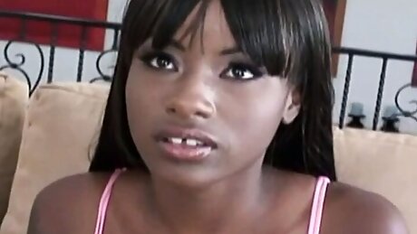 Her First Big White Cock