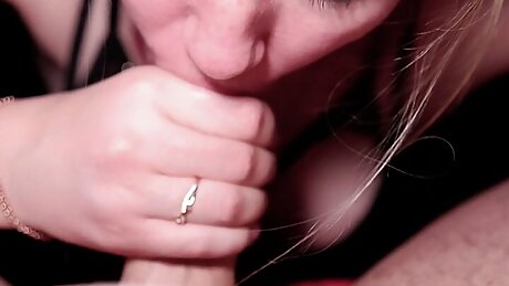 Slutty Blond Schoolgirl Sucks Her Teacher And Swallows Cum For Good Grades