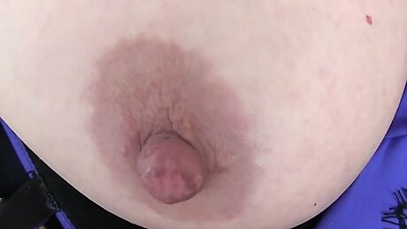 Boyfriend went fishing and left his busty milf to masturbate