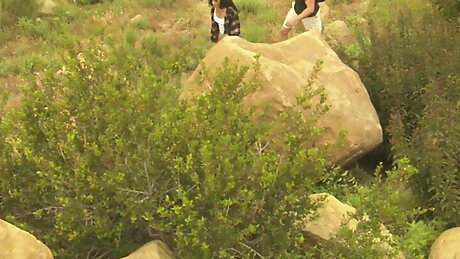 Latina Dame Submits To Rough Sex In The Rocky Outdoors