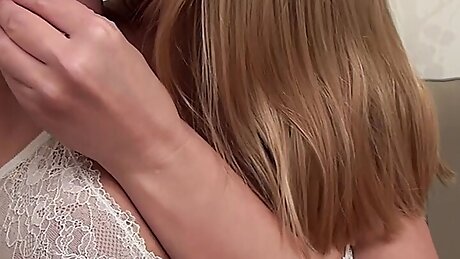 She is all alone and she is feeling naughty