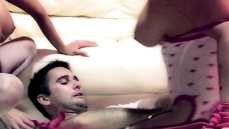 Me And My Wife Took A Friend To A Swinger Club And The 3 Of Us Ended Up In A Room Fucking