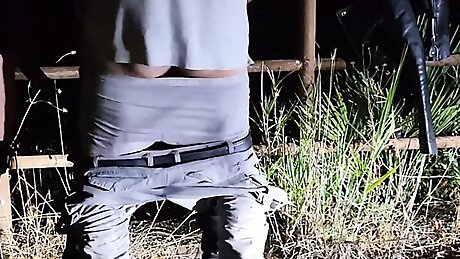 This is what happens when two of my slaves meet me in the parking lot!!