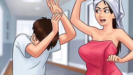 Summertime Saga - She Gave Me A Handjob