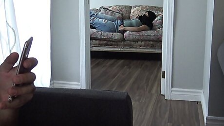 Watching Porn Flashing My Stepsister In A Hijab