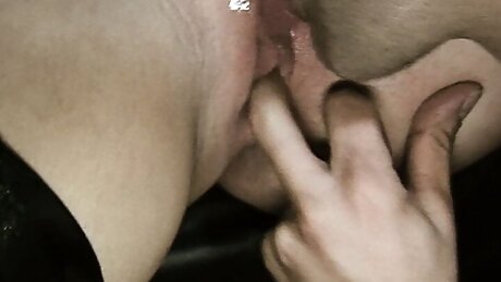 Kinky blonde sluts get double pentrated and creamed during orgy