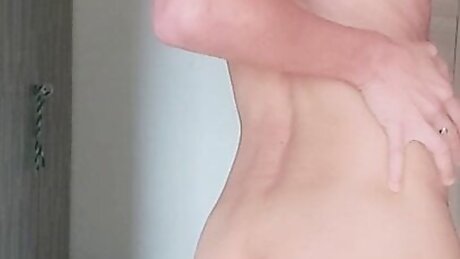 Sensual striptease of my horny wife