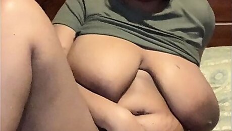 Big Titty Ebony Babe using her new Anal Toy for the FIRST TIME