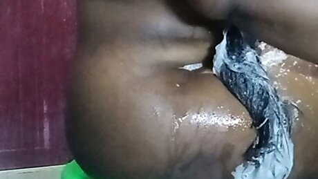 Indian Wife Bathing &ndash; Full Show