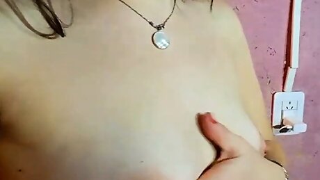 Look how I play with my tits