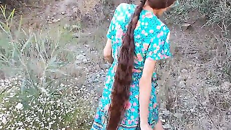 Stepbrother fucks his stepsister in public. Blowjob and public sex. POV