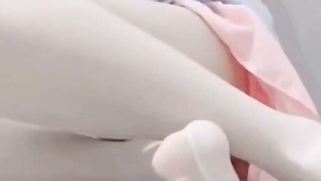 The Ultimate Temptation Of Silk Stockings. Don't Show Your Face.